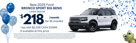 Ford Bronco Lease Special