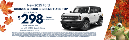 Oferta especial de arrendamiento del Bronco Sport 2025