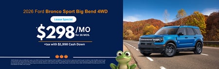 Especial 2026 Ford Bronco Sport Big Bend $298