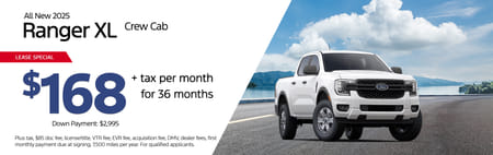  Especial 2025 Ford Ranger XL $168