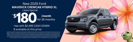  Especial 2025 Ford Maverick XL $180