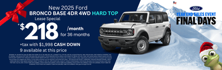 Bronco Lease Special