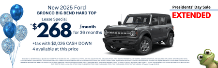  Especial 2025 Ford Bronco Big Bend $268