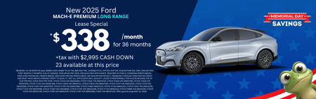 Lease 2025 Ford Mach-e Premium $388