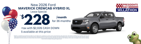 Lease 2026 Ford Maverick XL $228