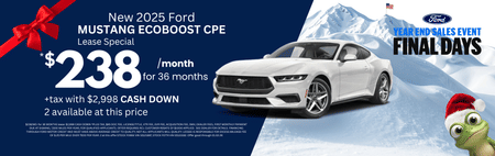 Ford Mustang Ecoboost - Lease Special