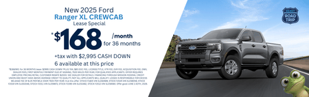 Lease 2025 Ford Ranger XL $168