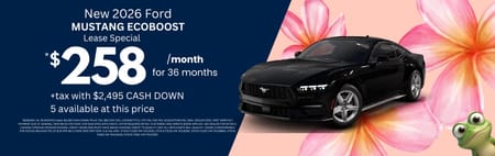  Especial 2026 Ford Mustang EcoBoost $258