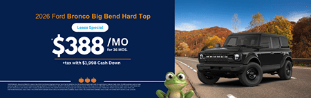 Lease 2026 Ford Bronco Big Bend $388