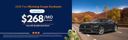 Especial 2026 Ford Mustang EcoBoost $268