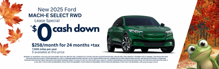 Oferta especial de arrendamiento del Mach-E 2025