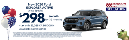Lease 2026 Ford Explorer Active $298