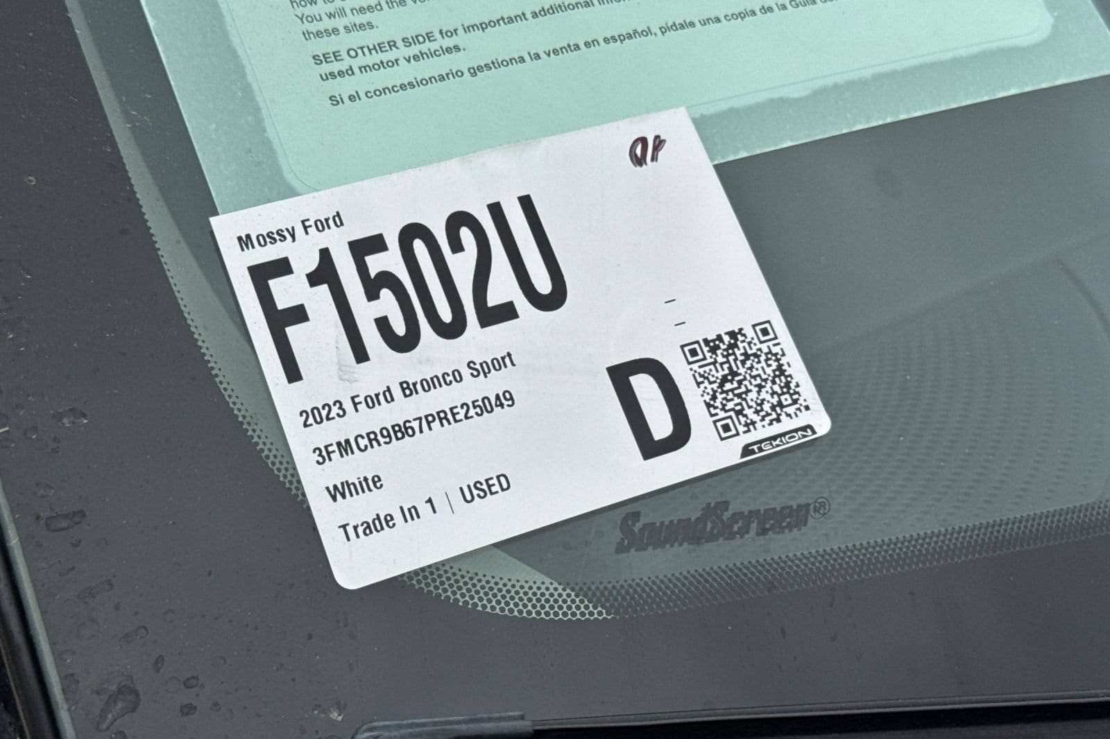 3FMCR9B67PRE25049