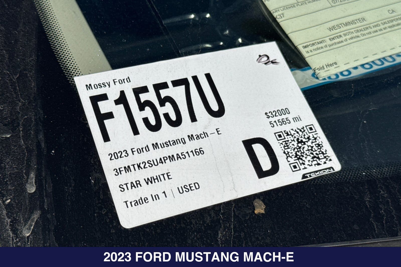 Used 2023 Ford Mustang Mach-E California Route 1 AWD with VIN 3FMTK2SU4PMA51166 for sale in San Diego, CA