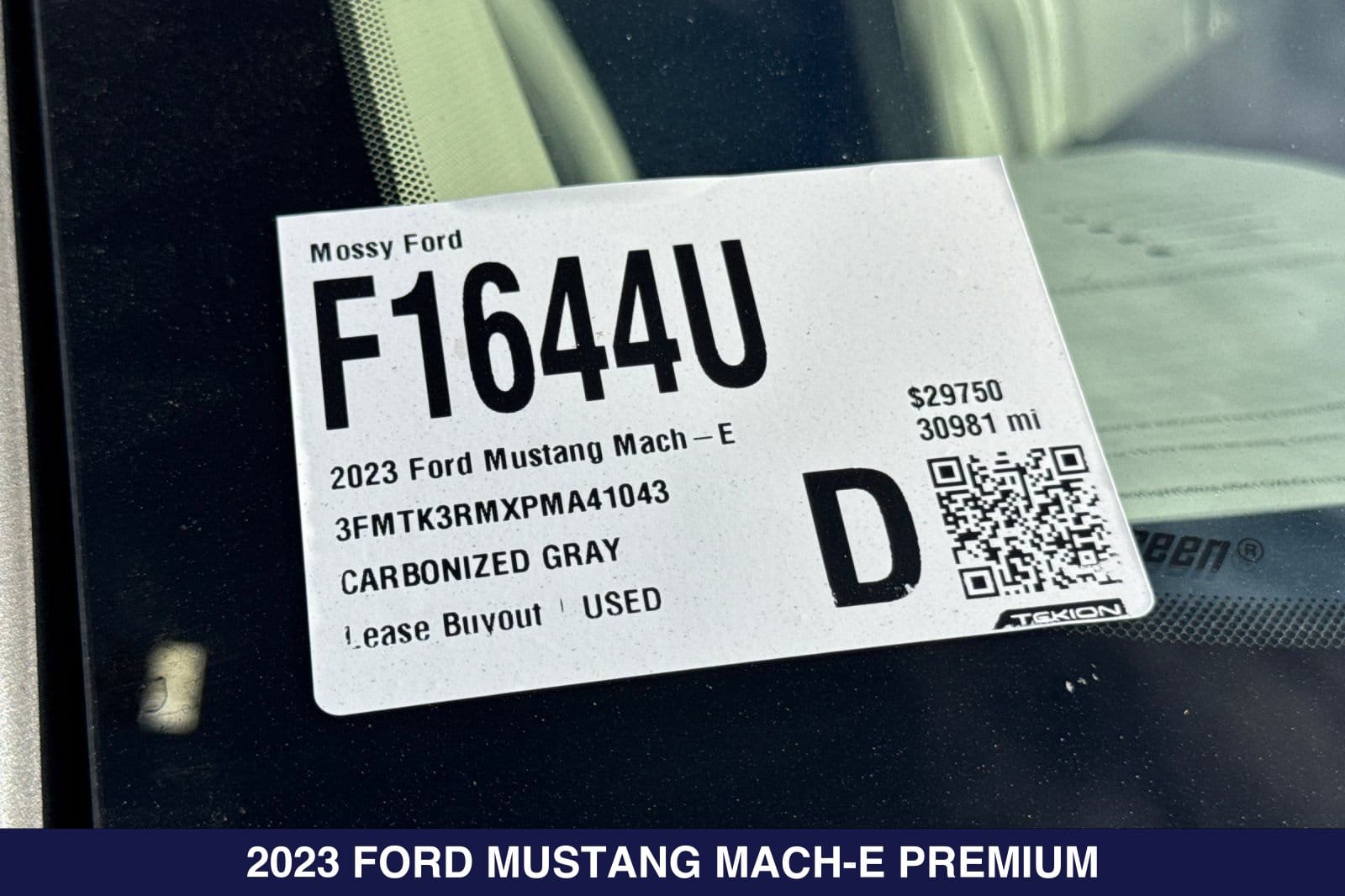 Used 2023 Ford Mustang Mach-E Premium RWD with VIN 3FMTK3RMXPMA41043 for sale in San Diego, CA