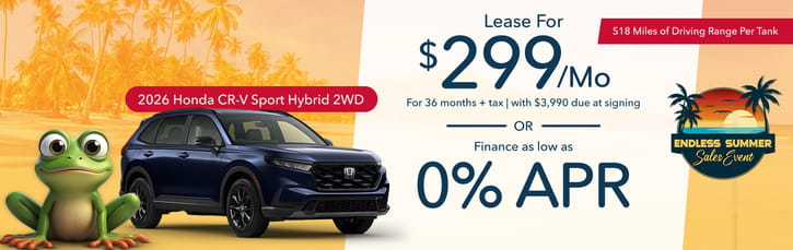 Lease 2026 Honda CR-V Hybrid Sport $299