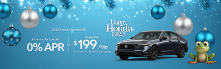 2025 Honda Accord Lease Special