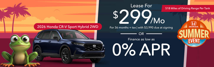 Lease 2026 Honda CR-V Hybrid Sport $299