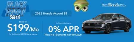 2025 Honda Accord Lease Special