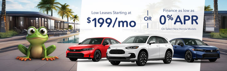 $199 Lease and 0% APR