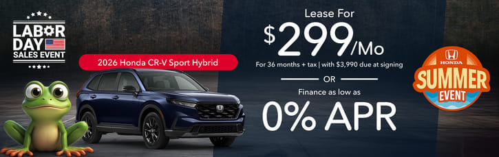 Lease 2026 Honda CR-V Hybrid Sport $299