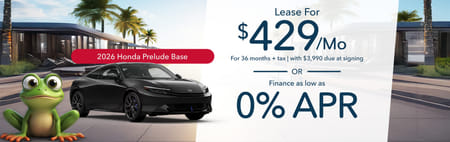 Especial de Finanzas de 2026 Honda Prelude