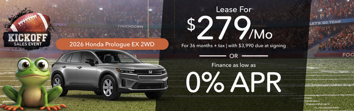 Lease 2026 Honda Prologue EX $279