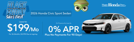 Lease Offer on 2026 Honda Civic Sedan