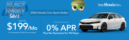 Lease Offer on 2026 Honda Civic Sedan