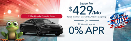 Lease 2026 Honda Prelude Hybrid $429