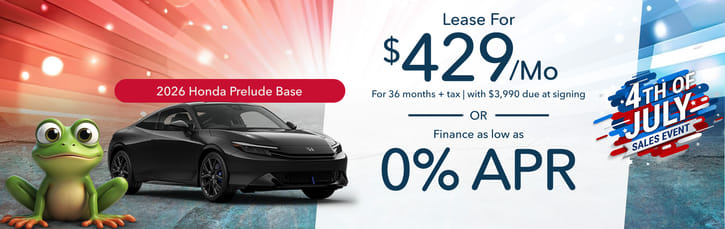 Lease 2026 Honda Prelude Hybrid $429