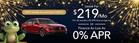 Honda Accord Hybrid Lease Special