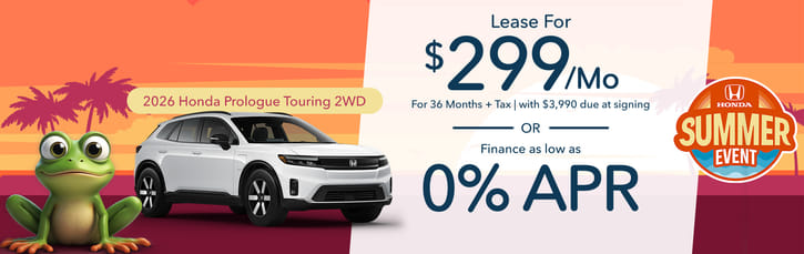 Lease 2026 Honda Prologue Touring $299