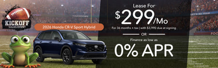 Lease 2026 Honda CR-V Hybrid Sport $299