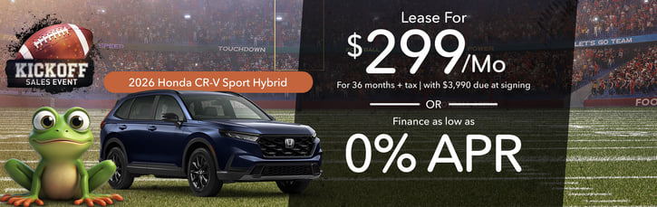 Lease 2026 Honda CR-V Hybrid Sport $299