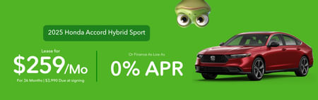Honda Accord Hybrid Lease Special