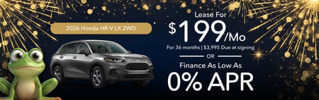 2026 HR-V Lease Special