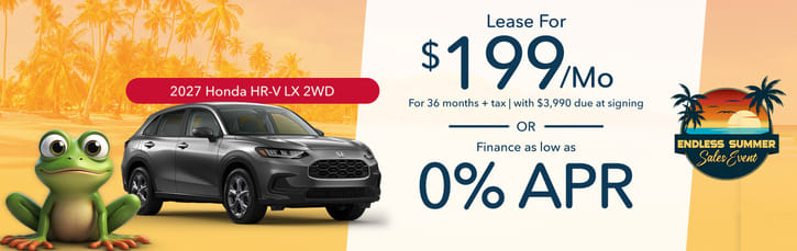 Lease 2026 Honda HR-V LX $199