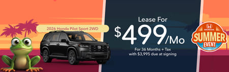 Especial 2026 Honda Pilot Sport $499