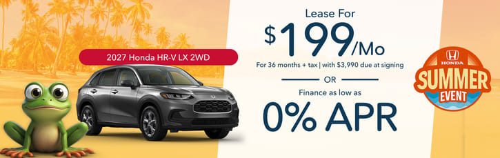 Lease 2026 Honda HR-V LX $199