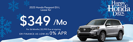 2025 Honda Passport Lease Loyalty