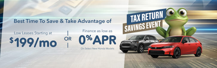 Tax Return Specials - Lease starting at $199 and 0% on select vehicles