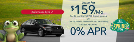 Civic Sedan LX Lease $159