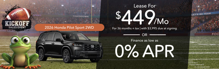 Lease 2026 Honda Pilot Sport $449