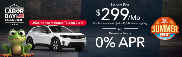 Lease 2026 Honda Prologue Touring $299