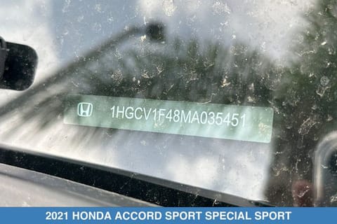 2021 Honda Accord Sport Special Edition