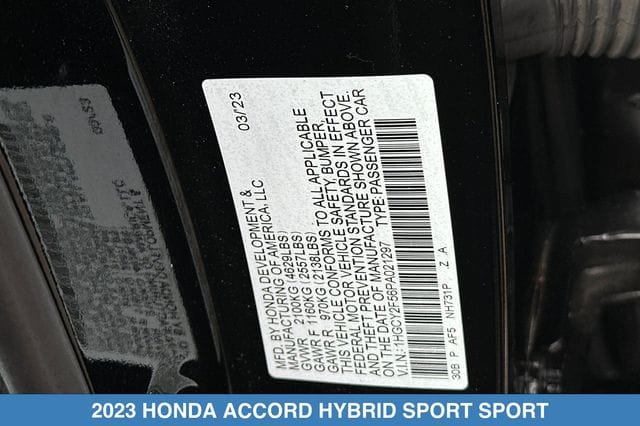 2023 Honda Accord Hybrid Sport - Photo 31