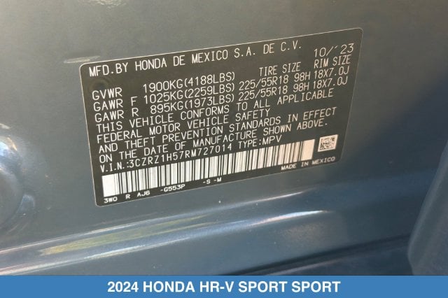 2024 Honda HR-V Sport - Photo 31