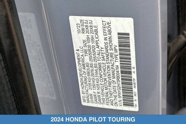 2024 Honda Pilot Touring - Photo 34