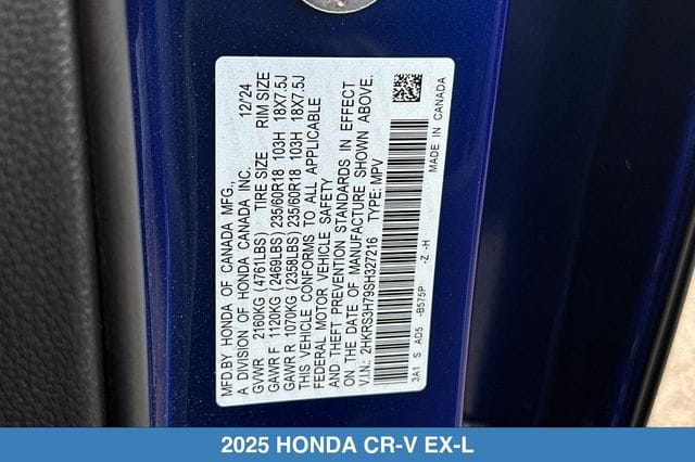2025 Honda CR-V EX-L - Photo 26